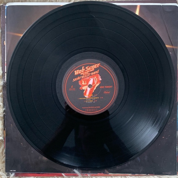 Bob Seger & The Silver Bullet Band Nine Tonight Double LP - Picture 9 of 9